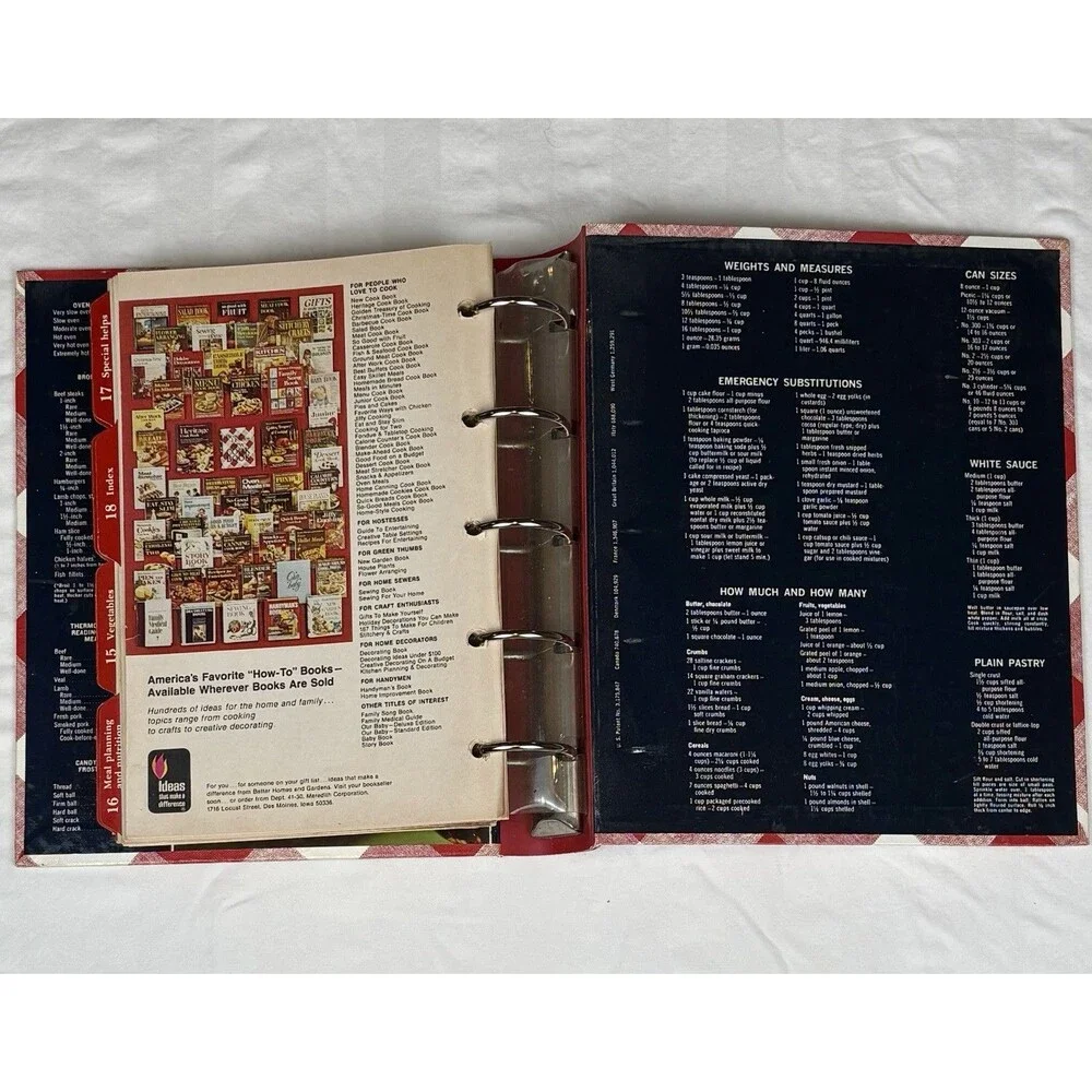 VTG 1976 Better Homes and Gardens New Cookbook 3rd Printing 5 Ring Binder